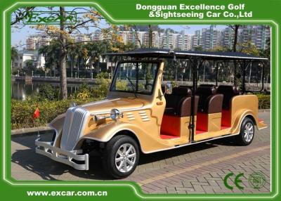 China Carrinho de golfe retro 6 da bateria Trojan clássica elétrica dourada dos carros 48V da pessoa à venda