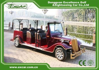 China Carros 48V Mini Electric Sightseeing Car clássicos elétricos vermelhos de Excar elegante à venda