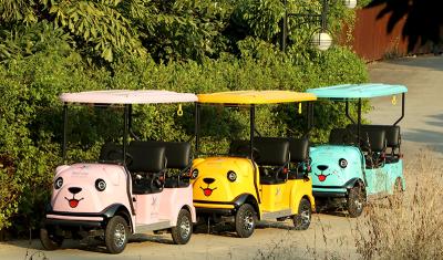 China Four-Wheel Electric Golf Scooter 4 Passenger with Lithium Battery for sale