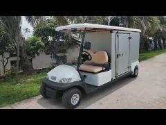 48V Trojan Battery Electric Food Cart Vending Golf Cart With Container