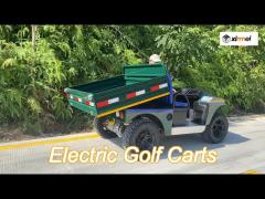 aluminum chassis electric golf carts with cargo lithium ion battery 150ah