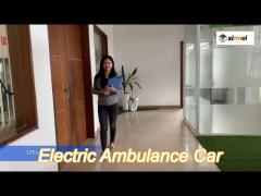 80-100km range aluminum chassis electric ambulance golf car for emergency rescue