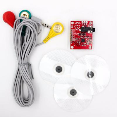 China AD8232 ECG Module AD8232 Measurement Pulse Heart ECG Monitoring Sensor Module Kit ECG Kit AD8232 for sale