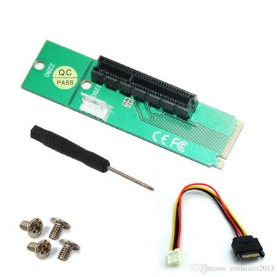 China PCI-e Card 1X/4x to NGFF M.2 Key M Transfer Card 1X 4X Adapter Card PCI-e Extraction Card 1X/4x to NGFF for sale