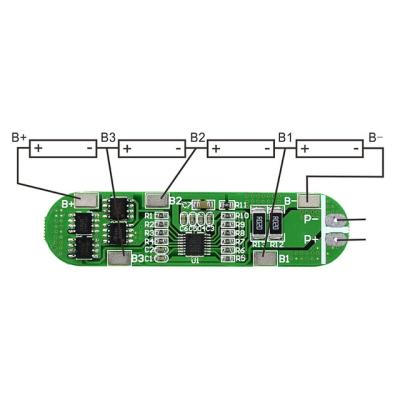 China 4S 6A 16V Li-ion 18650 BMS PCM Battery Pads Board BMS PCM For Li-ion Lipo Battery Cell Pack 4S 6A 16V Li-ion 18650 BMS PCM Battery Pads Board for sale