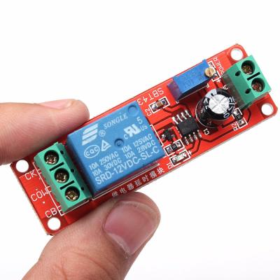 China 12V NE555 Delay Timer Switch Relay Module Car Oscillator NE555 Delay Timer Monostable Relay for sale