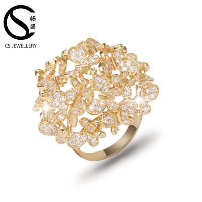 China Pakistani gold ring designs fashion B21X16704 Pakistani gold ring designs, copper zicron gold ring price in Pakistan for sale