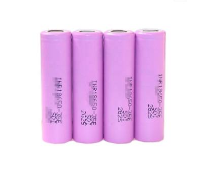 China Consumer Electronics High Quality Rechargeable Li-ion 18650 3.6V 3500mAh INR18650-35E Batteries 3.6V 3500mAh INR18650-35E Lithium Ion Battery for sale