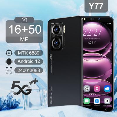 China Dual SIM Card Y77 Mobile Phone 16gb+1tb Android 12 5 Million Pixel 5.8in Hd Full Screen Smartphone for sale