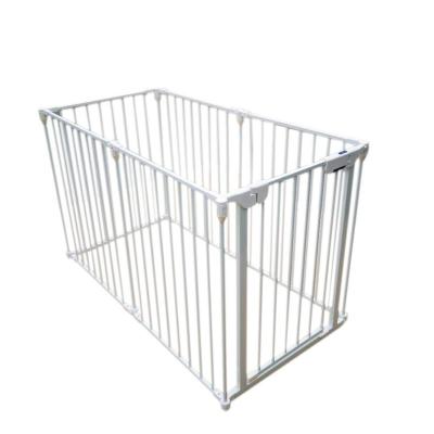 China Protect Child Safety Fence Custom Baby Fence Fence Factory Wholesale Metal Foldable Baby Playpen for sale