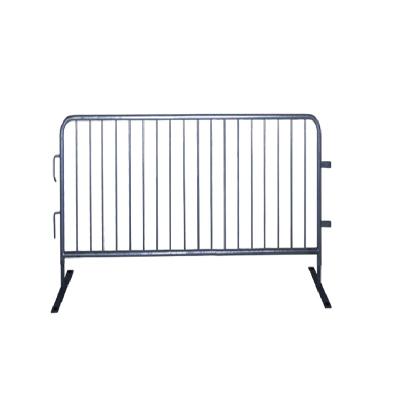 China Hot Sales Easily Assembled Dipped Galvanized Steel Removable Feet Connect Barrier Fence For Crowd Control for sale