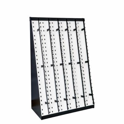 China Retail Stores Steel Thickness 1.5 Mm Black And White Glasses Show Rack for sale