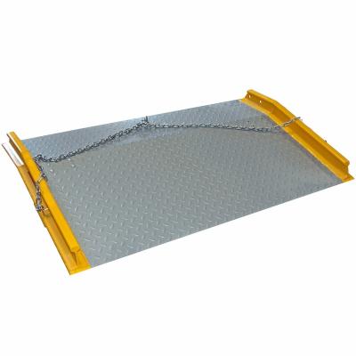 China Lightweight Aluminum Factory Diamond Tread Surface Dock Plate For Easy Lifting for sale