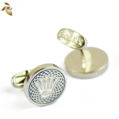 China Promotion Gift Factory Custom Wholesale Fashion Good Quality Crown Cufflinks Handsome for sale