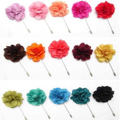 China USA Flower Handmade Lapel Pin Stick Tie Brooch Boutonniere Men Accessories for sale