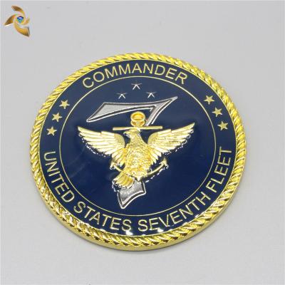 China USA No Minimum Order Custom USA Commander Military Souvenir Coins For Collection for sale