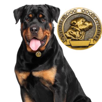 China Viable Cheap Personalized Dog Tags Rottweiler Dog ID Tag For Dog Tag Blank for sale