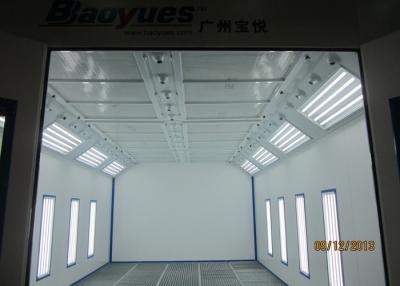 China Vertical Side Light Water Based Automotive Paint Booths 6900X3900X2650 mm ID for sale