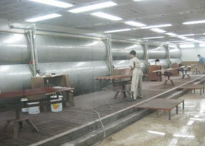 China Wet Type Economic Wood Finishing Spray Booths Eco Friendly 2330X2000X2300 mm ID for sale