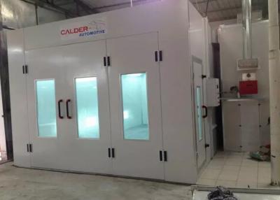 China 6.9M Turbo Fan Car Standard Paint Booth , Paint Shop Equipment With Diesel Burner for sale