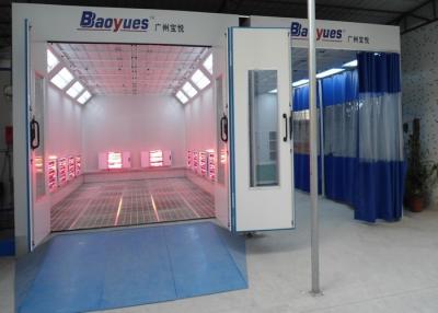 China Workshop Full Down Draft Infrared Paint Booth Combined Prep Station Energy Saving for sale