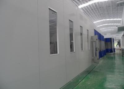 China Drive Through Door Infrared Spray Booth , Spray Tech Paint Booth Inner Ramps for sale