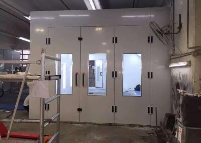 China Inner Ramps High Precision Paint Booth , Powder Coating Spray Booth Hire for sale