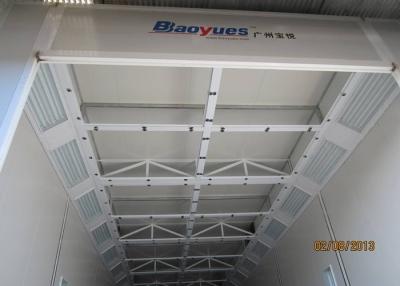 China Professional Both Side Downdraft Paint Booth 20.7M With Lift Platform for sale