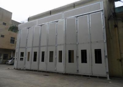 China Carbon Exhaust Filter Industrial Spray Paint Booth Hire 14000×12000×6350 MM Internal Size for sale