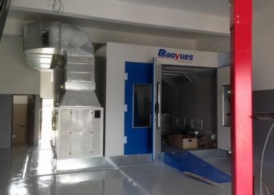 China Pressurized Downdraft Woodworking Spray Booth , Furniture Paint Booth Oven for sale