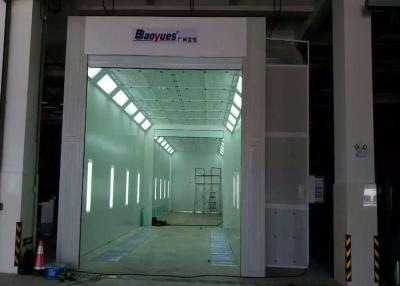 China 11 Meters Industrial Truck Spray Paint Booth With Roller Door 11X5X5 M Internal Size for sale