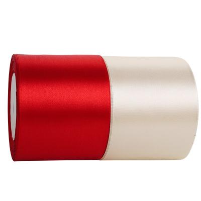 China Luster Heye factory wholesale 50mm polyester silk smooth for caking packing and Christmas Decoration for sale