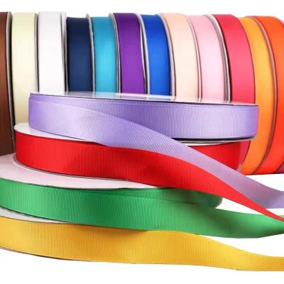 China Metallic Heye factory polyester tape 3 inches 75 mm black white grosgrain ribbon decoration for sale