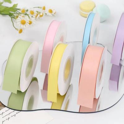 China Luster Heye source factory Christmas eve decoration personalized polyester grosgrain ribbon for sale