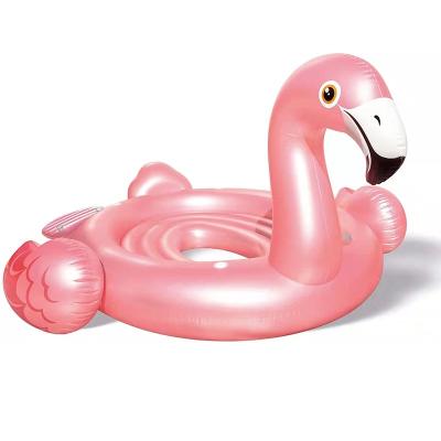 China PVC Intex 57297 Intex 57297 Mega Inflatable Pink Water Play Equipment Flamingo Party Island Pool Float Toy for sale