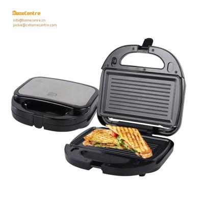 China Household 2 slice sandwich maker/3 in 1/750W/Detachable plate for sale