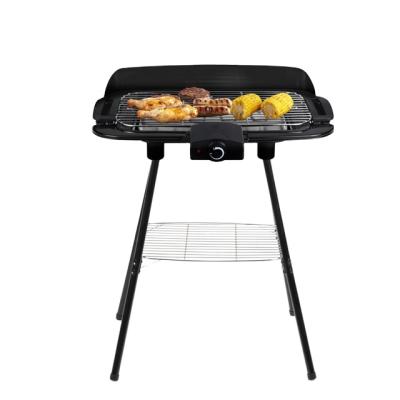 China Easily Assembled Electric Portable Stand Barbecue With Rooster Size: 45x22cm 2000W GS Approval for sale