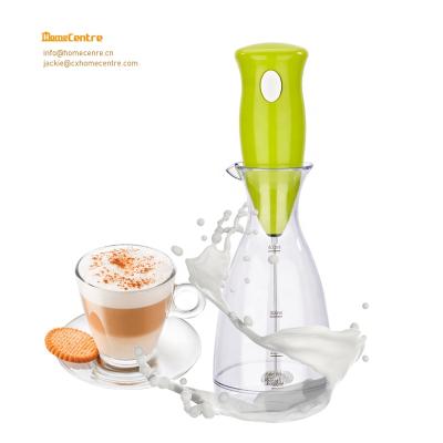 China Sustainable Electric Milk Frother Coffee Foam Maker With Stand And Coffee Cup Caliper MF-519 for sale