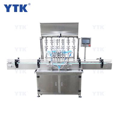 China Convenient installation YTK-APF4 automatic pneumatic piston paste filling machine for sauce kuice lotion butter for sale