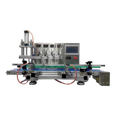 China Food Bench Top Magnetic Pump Continuous Liquid Filling Machine For Automatic Bottles Vials Water Filler for sale