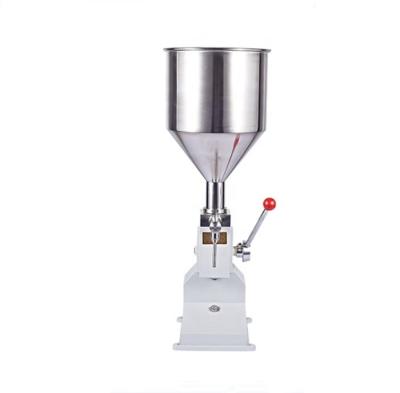 China A03 5-50ml Manual Beverage Manual Bottle Tube Liquid Paste Filling Machine For Cosmetics Flavor Wine for sale