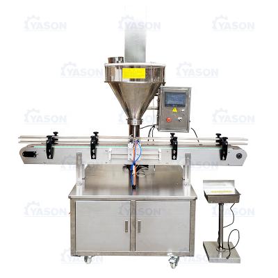 China Automatic Dry Powder YTK Spice Milk Powder Can Pierce Bottle Filling Machinery Manufacturer Price for sale