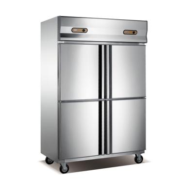 China Commercial Double-temperature Bar Double Temperature Multifunction Kitchen Worktop Refrigerator / Freezer for sale