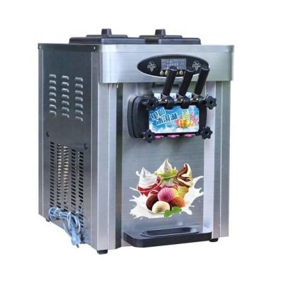 China High Quality Heavy Duty Industrial Stainless Snacks Factory Desktop Soft Serve Ice Cream Machine For Indonesia for sale