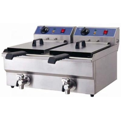 China Restaurant high quality commercial stainless steel electric deep fryer 10 liters for sale