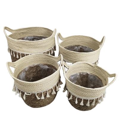 China Sustainable Multifunctional Fashion Storage Basket Vegetable And Fruit Wicker Clothing Storage Basket for sale