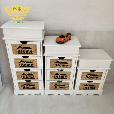 China Modern and fashionable modern and fashionable high quality wooden multi-layer household storage drawer storage single drawer cabinet for sale