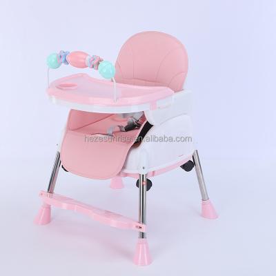 China PU Cushion Double Plate Modern Leather Baby Chairs For Eating for sale