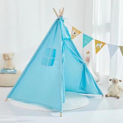 China Sports Toy Indoor Teepee Play Tents Room Chevron Canvas Teepee For Girls And Boys Toddlers Kids Bag Toy Oem Customized Logo Style for sale