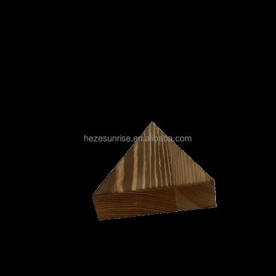 China China Hot Selling Unfinished Wooden Blocks In Triangle Shape For Crafts And DIY Projects for sale